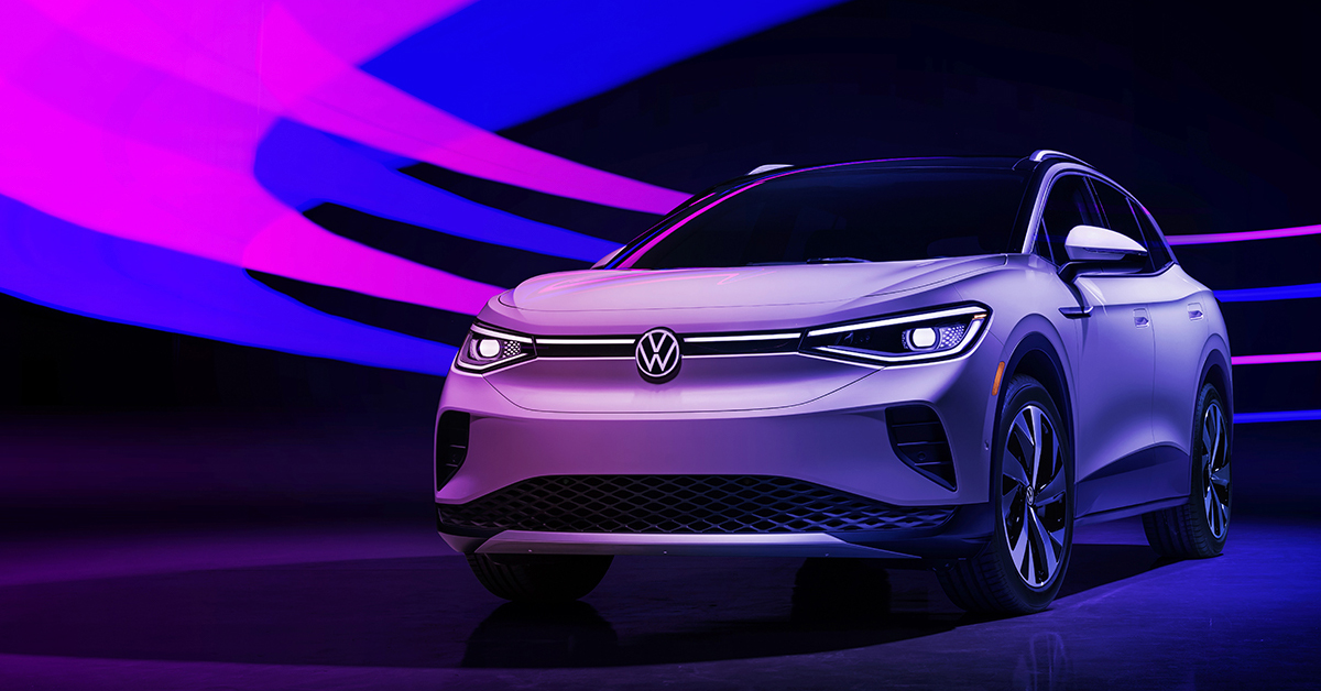 Side profile view of the 2021 Volkswagen ID.4